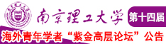 鸡巴好大好爽逼好白视频南京理工大学第十四届海外青年学者紫金论坛诚邀海内外英才！